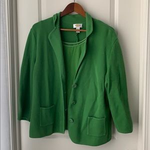 Talbots jacket tanktop set